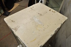 Antique Art Deco Cabriole Leg Steel Metal Medical Dental Pharmacy Cabinet – Pair