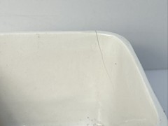 Dutch Delft Thee Spice Cabinet Labeled Drawer Antique Replacement Damaged Cracks