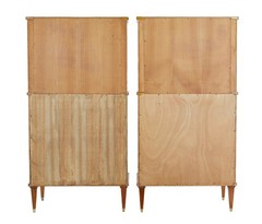 PAIR OF MID CENTURY SCANDINAVIAN ELM CABINETS