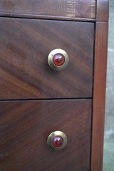 Art Deco Caswell-Runyan Waterfall Perfect Sewing Cabinets End Table