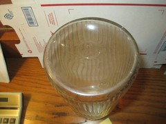 HOOSIER CABINET ORIGINAL COFFEE JAR w/ LID LISTING # 17-U
