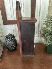 VTG Wooden Wall 3 Drawer Spice Cabinet Cupboard Apothecary Chest Jewelry