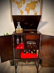 Antique Victrola Bar – Early 1900’s Sonora Converted Bar