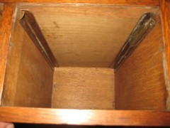 Solid Quartersawn Oak Globe Wernicke 2 Drawer File Box Cabinet 20″x16.5″x 7.75″