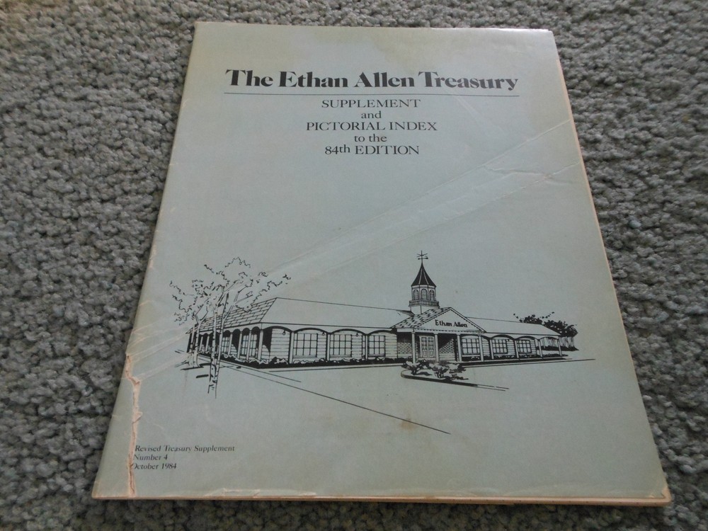 Ethen Allan The Treasury Supplement and Pictorial Index to 84th Addition
