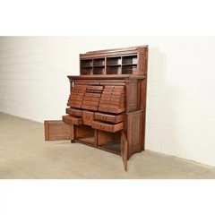 Arts & Crafts Oak Tambour Dental Cabinet by American Cabinet Co., Circa 1900