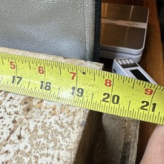 Antique Medicine Cabinet Metal 15 1/2” Wide X 19 1/2” Tall Box Chippy Paint,