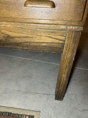 Antique Oak Architects flat file, Flat file, Map flat file