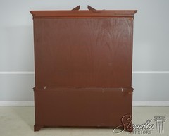 61013: BAKER Chippendale Mahogany 3 Door China Breakfront