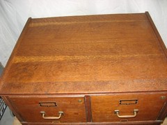 VINTAGE ANTIQUE QUARTER SAWN 4 DRAWERS OAK FILE CABINET EARLY 1900’S
