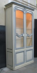 Vintage Baker Furniture Painted Louis XV Provincial Style Display Mfg. #3858.5