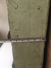 Antique Wood Primitive Cubby Cabinet General Store Rare