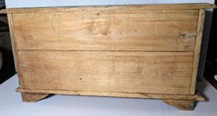 Antique Apothecary 18 Drawer Wood Cabinet Chest Jewelry Box Tool Box Green