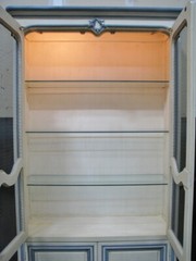 Vintage Baker Furniture Painted Louis XV Provincial Style Display Mfg. #3858.5