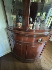 Mahogany Corner Cabinet – Pick Up Only – No Shipping Available