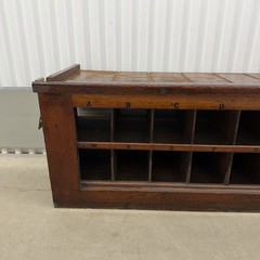 Antique Wood Post Office Mail Sorter General Store Wall Display Early 20th Cent.