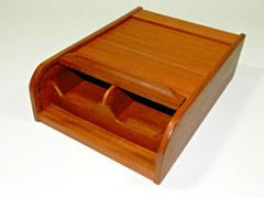 Mid Century Modern Teak Box Tambour