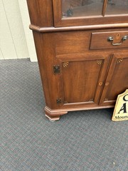 67206 DREXEL Furniture Custom Hand Made INLAID Corner China Super Rare Antique