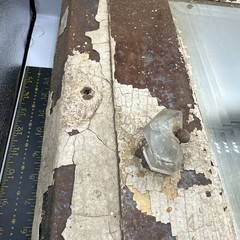 Antique Medicine Cabinet Metal 15 1/2” Wide X 19 1/2” Tall Box Chippy Paint,