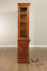 Henredon Charles X Burlwood China Display Cabinet