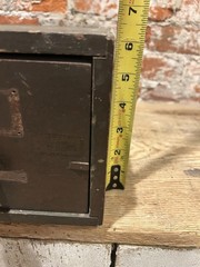 Antique 2 Drawer Globe Wernicke Card Index Cabinet Catalog File Wood W-15-246