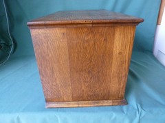 Antique Solid Oak Jessen & Rosburg Chicago Six Drawer Watch Makers Cabinet