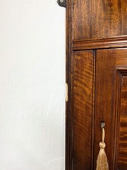 An Edwardian Mahogany Wall Hanging Corner Cabinet Manner Of James Shoolbred