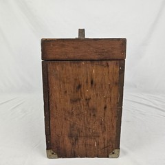 Wooden Machinest Cabinet Jewelers Specimen Watch Storage Chest Vintage Handmade