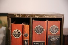 Vintage Industrial file cabinet ledger book holder Salesman Sample antique metal