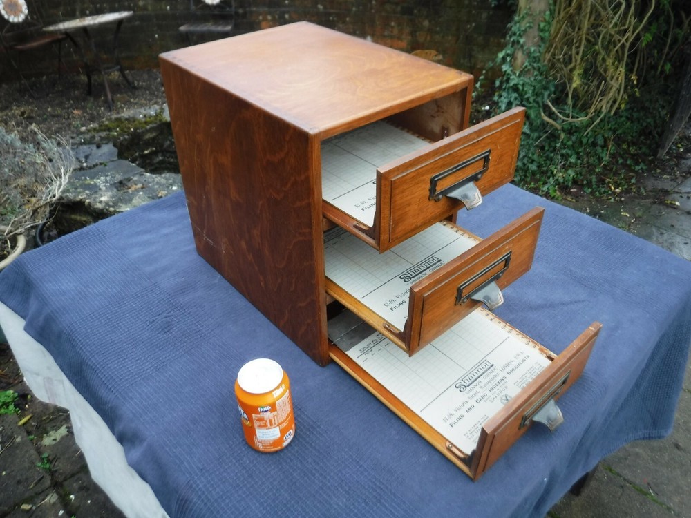 Stunning Antique Shannon Oak Cabinet – 3 Drawers with Original Shannon Inserts