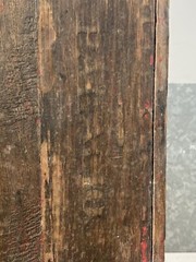 🔥 Antique Old 19th c. American Folk Art Rustic Country Primitive Spice Cabinet