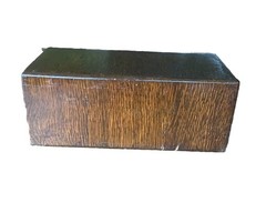 Antique Globe Wernicke Oak Library Card Catalog Drawer FileCabinet Index Box