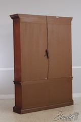 72808: BAKER Vintage Mahogany Bow Front China Cabinet