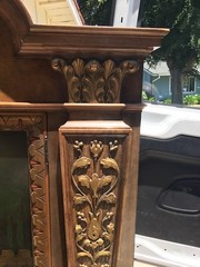 Berkey & Gay Hand-Painted Antique Cabinet