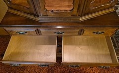 vintage antique china cabinet hutch