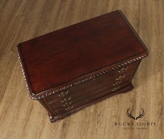 Hooker Furniture ‘Seven Seas’ Georgian Style Carved Mahogany File Cabinet