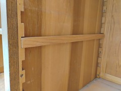 Antique Oak Post Office Cabinet,