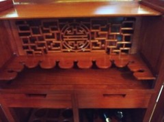 BEAUTIFUL ANTIQUE MID-CENTURY MODERN 1967 GEORGE ZEE Co ORIENTAL DRY BAR CABINET