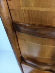 Vintage Chest of Drawers Archive Cabinet Hallway End Table Nightstand wood Loui