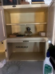 old vintage Hoosier cabinet