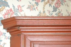 ANTIQUE CORNER CUPBOARD