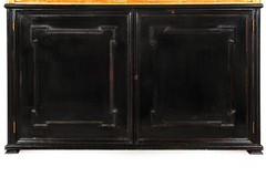 Pair of Carved Giltwood Antique Collector Display Cabinets by M. Grieve Co.