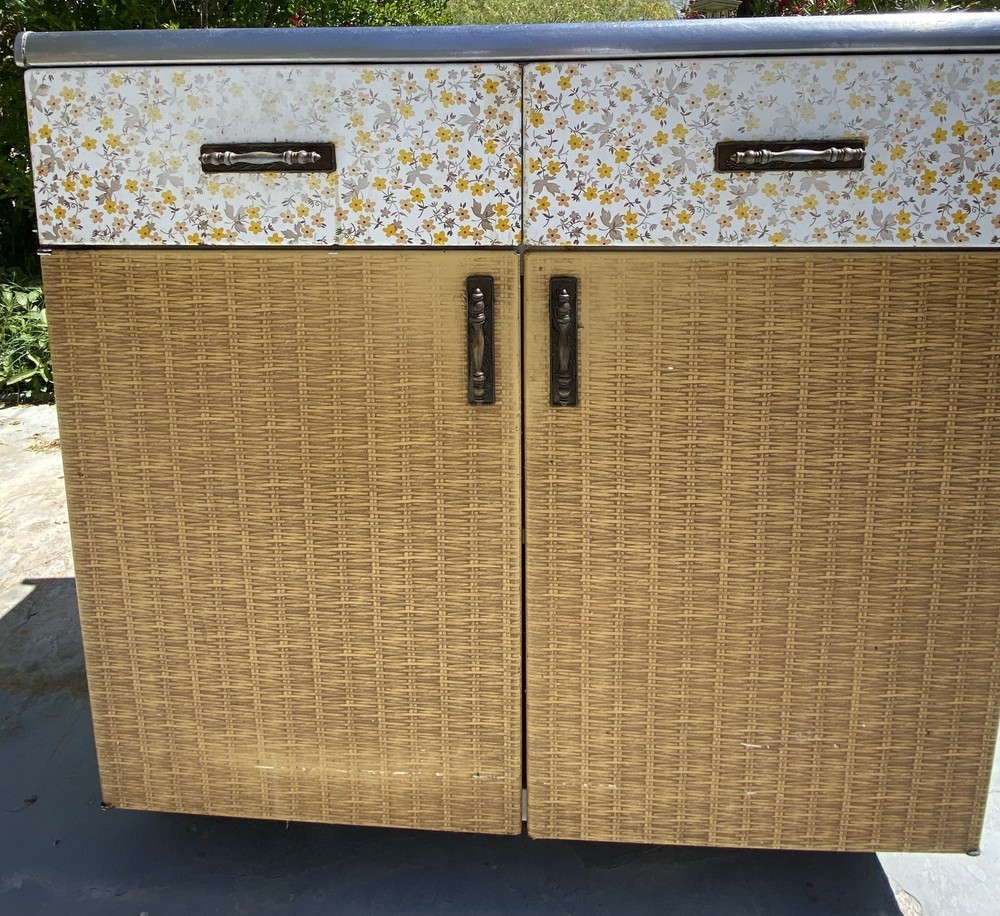 Vintage 50s Youngstown Metal Kitchen Base Cabinet 36″X36X24 Mid-Century