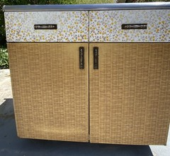 Vintage 50s Youngstown Metal Kitchen Base Cabinet 36″X36X24 Mid-Century