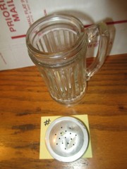 HOOSIER CABINET ORIGINAL SHAKER SPICE JAR LOT # 7-H