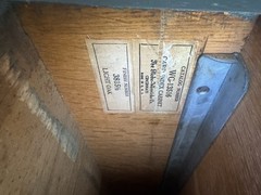 The Globe Wernicke Co. Index Card Cabinet WG-13516 Dovetail Joints