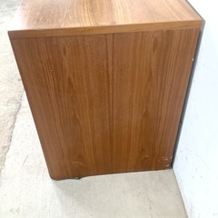 Scandinavian Modern Teak Veneer Credenza or Media Cabinet
