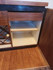 Vintage Dillingham Mid-Century Modern Dry Bar Cabinet