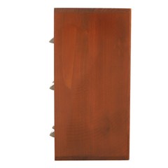12 Drawers Wooden Desktop Organizer Home Storage Case Cosmetic Dresser Box Brown