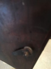 English Tambour Door Commode c1800